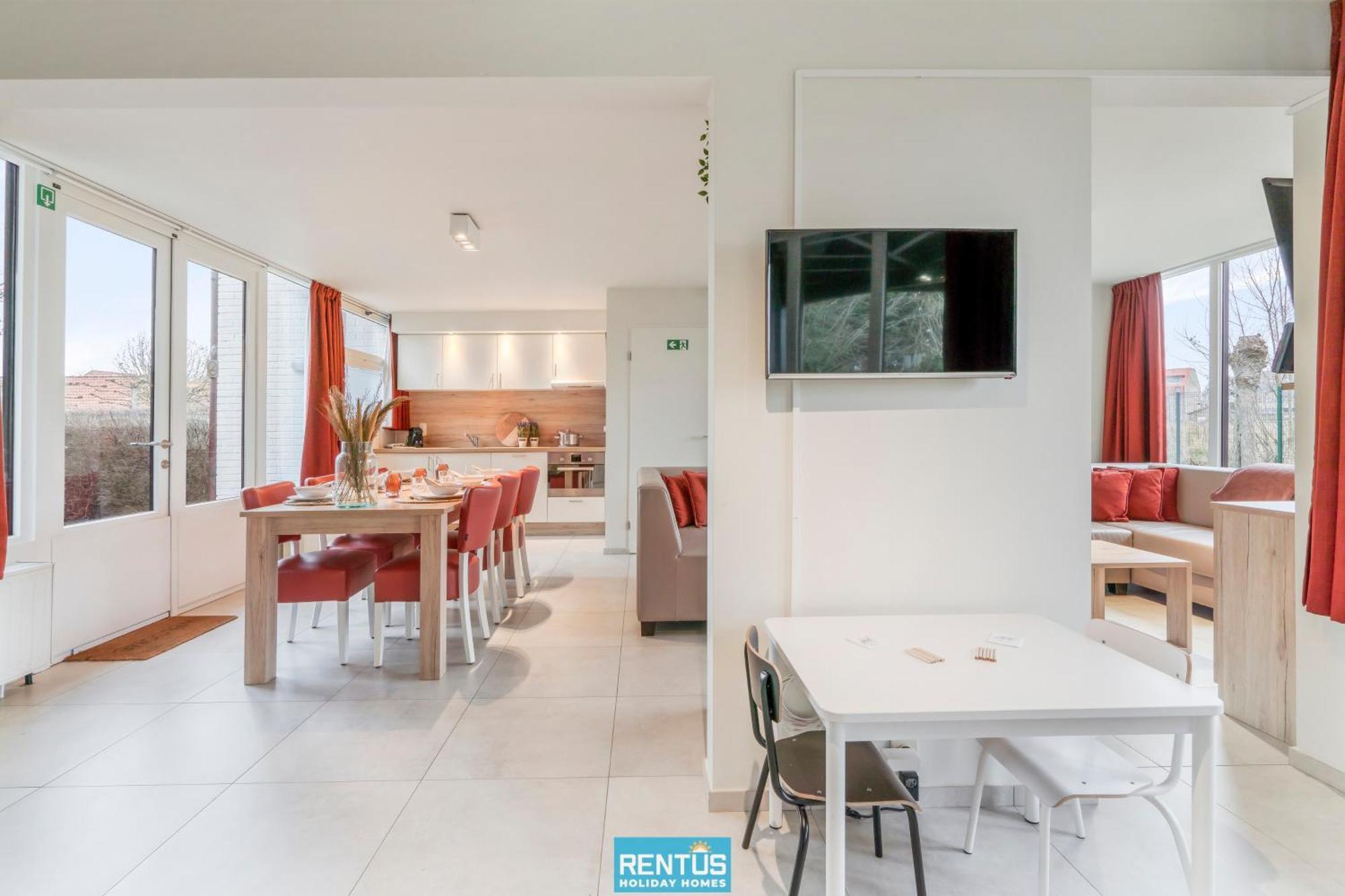 Dunewave - Spacious House For 8 Persons In Westende 米德尔克尔克 外观 照片