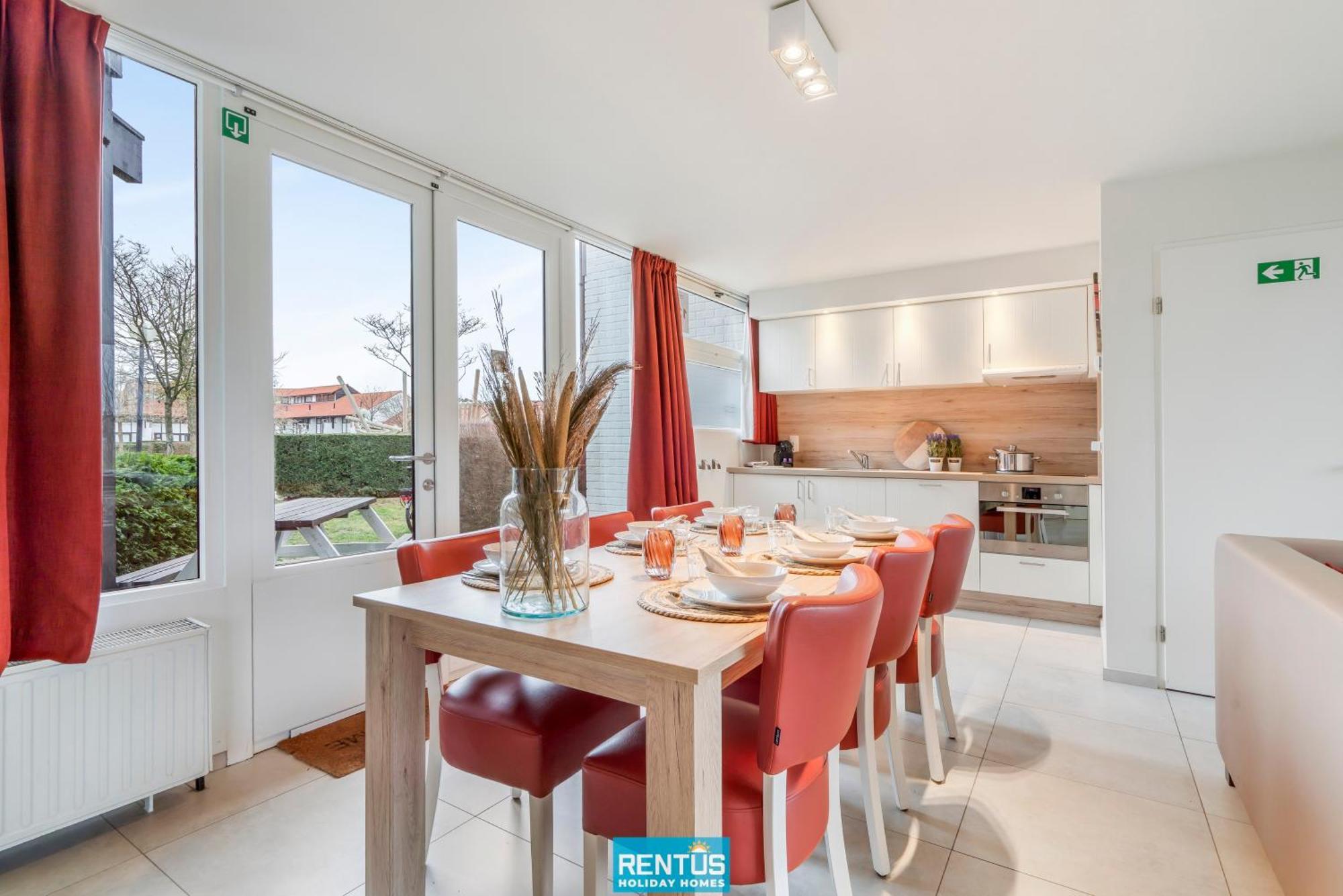 Dunewave - Spacious House For 8 Persons In Westende 米德尔克尔克 外观 照片